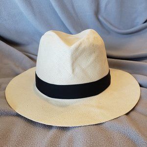 Stetson 58 7 1/4 Natural Color with Black Band Panama Hat